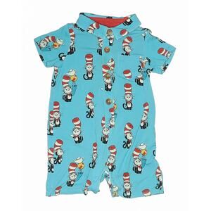 Posh Peanut Dr Seuss Cat in the Hat Romper Size 9-12mo